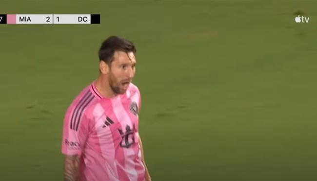 هدف ميسي الاول في مرمي دي سي يونايتد بالدوري الامريكي