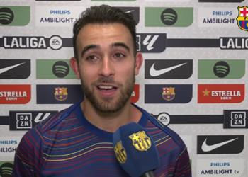 إريك جارسيا بعد الفوز على خيتافي مستعد لخدمة برشلونة في أي مركز