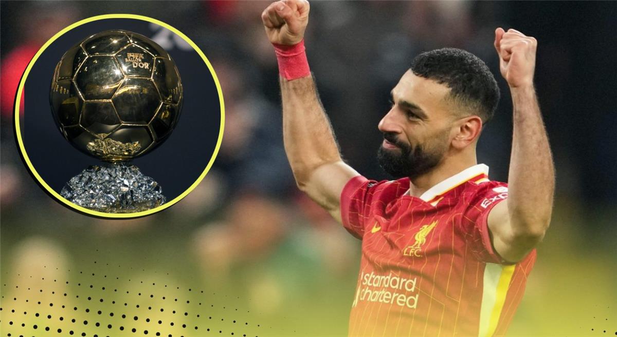 مركز محمد صلاح في سباق جائزة الكرة الذهبية 2025