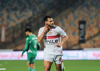 دونجا يغادر مباراة الزمالك والجونة مصاب ا