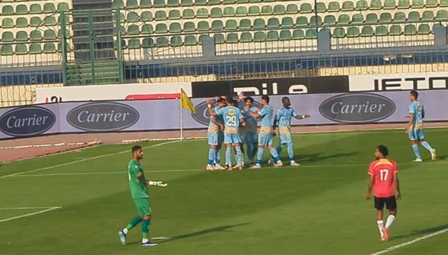 احتفال جراديشار ولاعبي الاهلي بالهدف الاول الرائع امام حرس الحدود