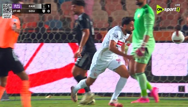 هدف عدي الدباغ في مرمي الجونة بالدوري المصري