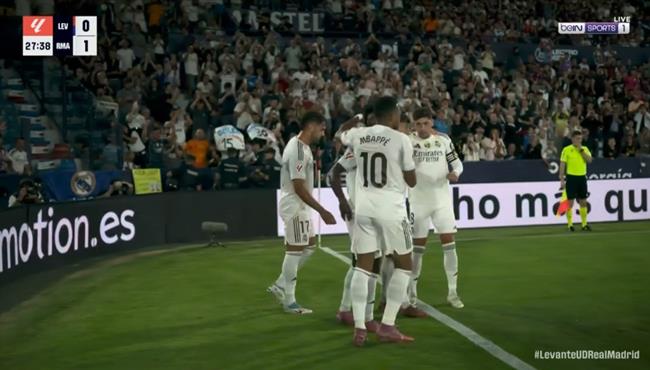 اهداف مباراة ريال مدريد وليفانتي في الدوري الاسباني