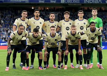 رجل مباراة برشلونة وريال أوفييدو بالدوري الإسباني