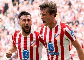 فيديو لي نورماند يسجل هدف أتلتيكو مدريد الأول أمام ريال مدريد