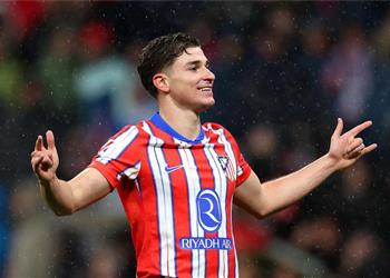 فيديو ألفاريز يسجل هدفين لـ أتلتيكو مدريد أمام ريال مدريد