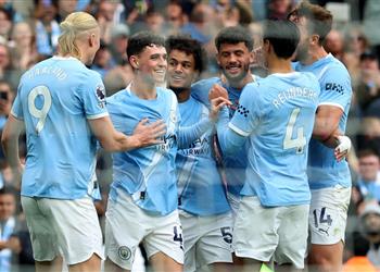 فيديو مانشستر سيتي يمطر شباك بيرنلي بخماسية في الدوري الإنجليزي