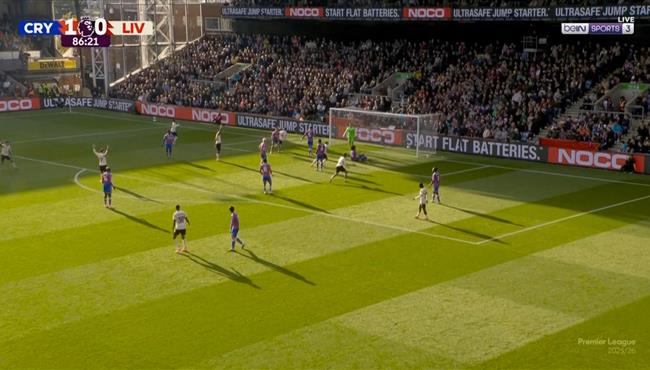 اهداف مباراة ليفربول وكريستال بالاس في الدوري الانجليزي
