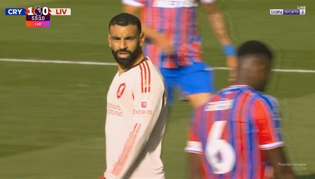 محمد صلاح يهدر هدف محقق لليفربول امام كريستال بالاس بالدوري الانجليزي