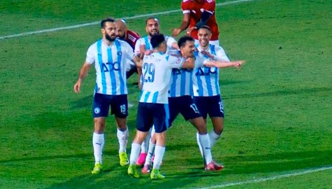 هدف بيراميدز الرابع في مرمي طلائع الجيش بالدوري المصري