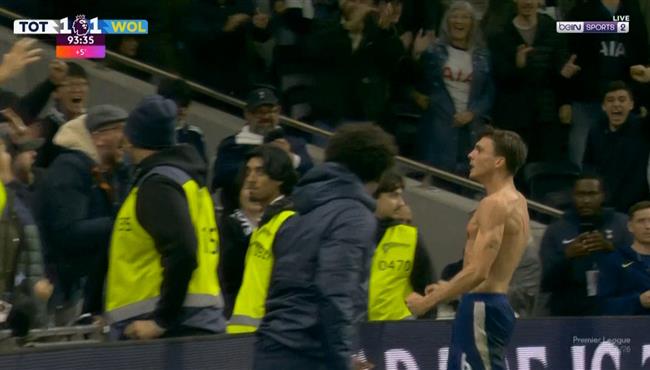 اهداف مباراة توتنهام وولفرهامبتون في الدوري الانجليزي