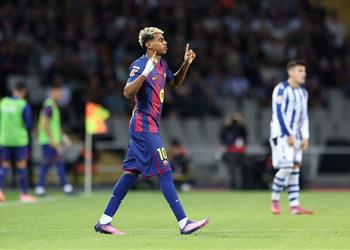 على خطى محمد صلاح إنجاز مميز لـ لامين يامال بعد أسيست مباراة برشلونة وريال سوسيداد