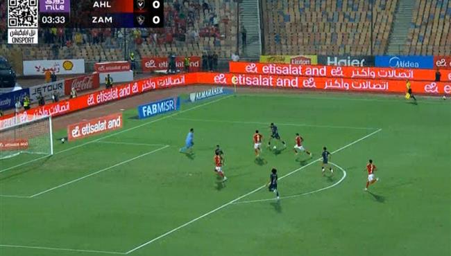 تصدي محمد الشناوي الرائع يحرم عدي الدباغ من تسجيل هدف محقق لـ الزمالك