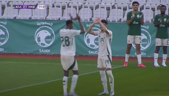 اهداف مباراة السعودية ومقدونيا (2-1) مباراة ودية