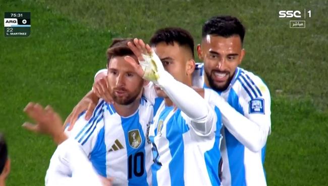 هدف  لاوتارو مارتينيز في مرمي فنزويلا بتصفيات كأس العالم