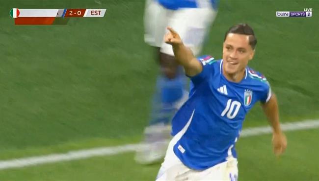 هدف ايطاليا الثالث في مرمي استونيا بتصفيات كأس العالم