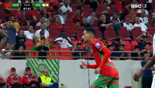 هدف المغرب الخامس في مرمي النيجر بتصفيات كأس العالم
