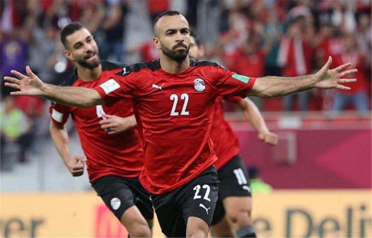 فيديو | أفشة يُسجل هدف منتخب مصر الأول أمام تونس