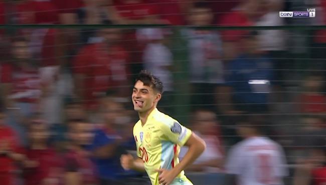 هدف بيدري الرائع في مرمي تركيا بتصفيات كأس العالم