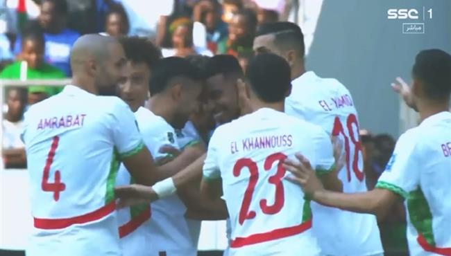 اهداف مباراة المغرب وزامبيا 2 0 تصفيات كأس العالم
