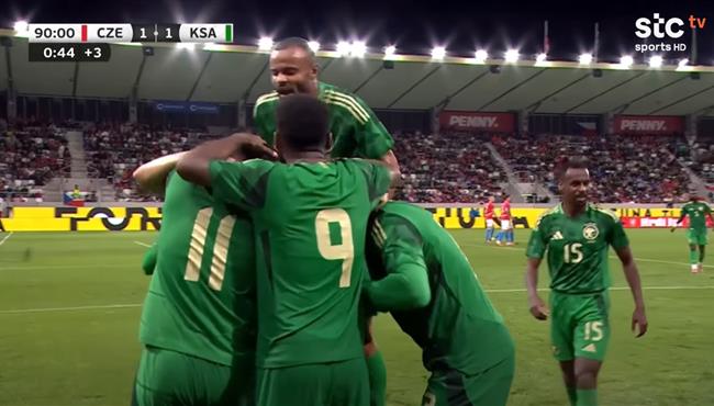 ملخص واهداف مباراة السعودية والتشيك (1-1) مباراة ودية