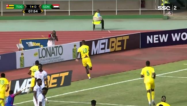 هدف توجو في مرمي السودان بتصفيات كأس العالم