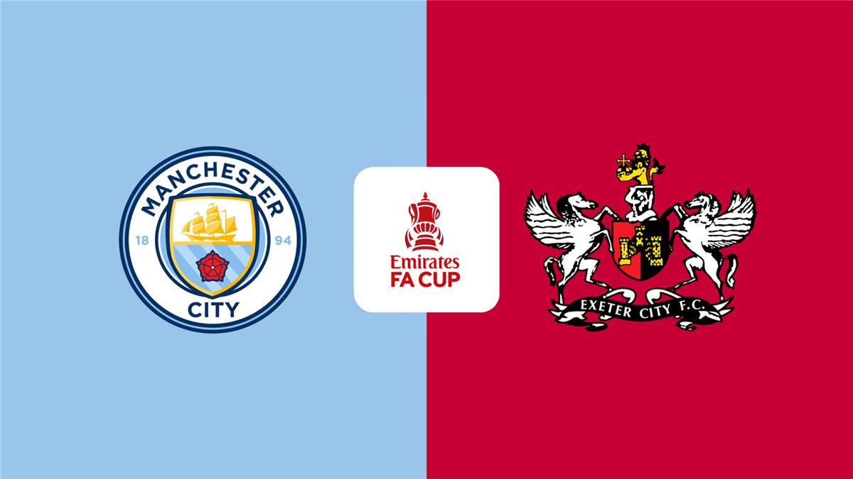 موعد والقناة الناقلة لمباراة مانشستر سيتي وإكستر سيتي اليوم في كأس الاتحاد الإنجليزي.. والمعلق 