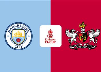 موعد والقناة الناقلة لمباراة مانشستر سيتي وإكستر سيتي اليوم في كأس الاتحاد الإنجليزي والمعلق