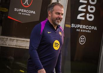 رقم مميز لـ هانز فليك قبل نهائي السوبر الإسباني أمام ريال مدريد