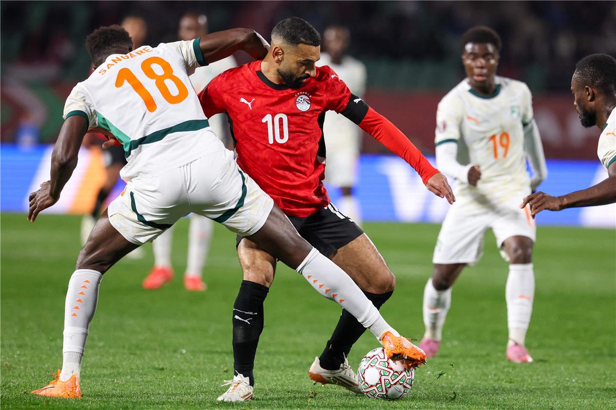 ترتيب هدافي كأس أمم إفريقيا بعد هدفي محمد صلاح وعمر مرموش أمام كوت ديفوار