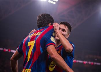 تشكيل برشلونة أمام ريال مدريد في نهائي كأس السوبر الإسباني ليفاندوفسكي أساسي ا