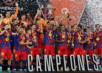 بأمر من مبابي تصرف غير حضاري من ريال مدريد بعد تتويج برشلونة بـ السوبر الإسباني