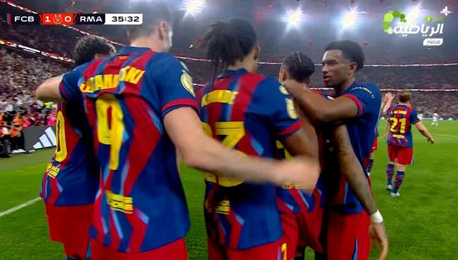 اهداف مباراة برشلونة وريال مدريد في نهائي كأس السوبر الاسباني