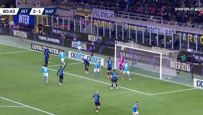 اهداف مباراة انتر ميلان ونابولي 2 2 الدوري الايطالي