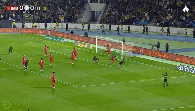 اهداف مباراة الاتحاد وضمك 1 1 الدوري السعودي