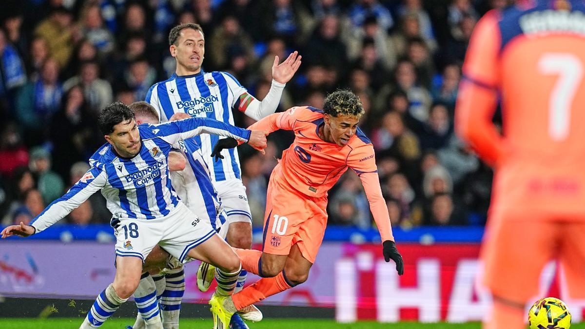 ترتيب الدوري الإسباني بعد هزيمة برشلونة أمام ريال سوسيداد