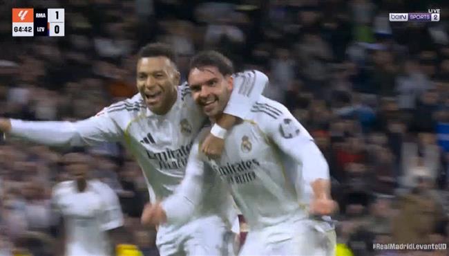 هدف ريال مدريد الثاني في مرمي ليفانتي بالدوري الاسباني