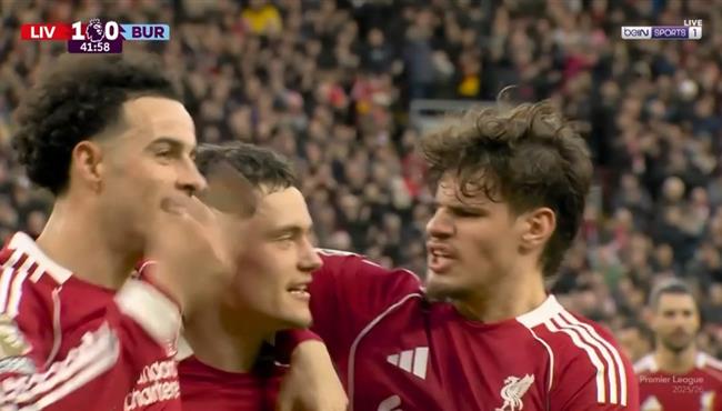 اهداف مباراة ليفربول وبيرنلي في الدوري الانجليزي