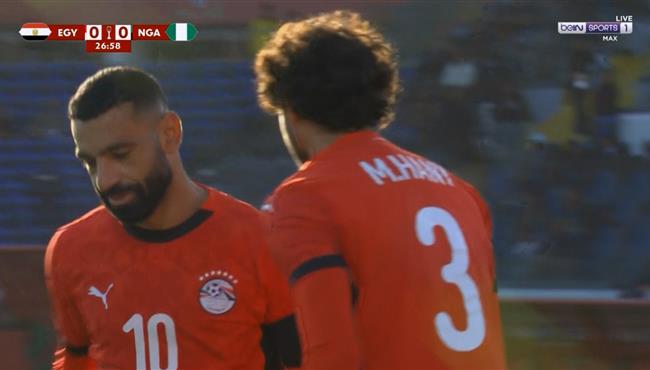 محمد صلاح يهدر هدف محقق امام نيجيريا بكأس أمم أفريقيا