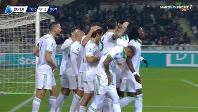 اهداف مباراة روما وتورينو 2 0 الدوري الايطالي