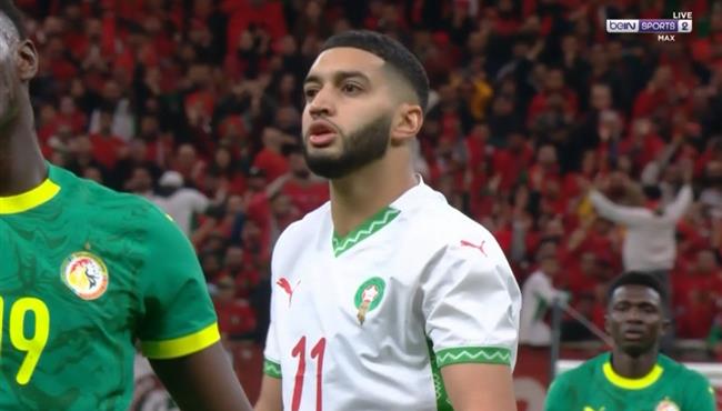 اسماعيل صيباري كاد ان يسجل هدف صاروخي في مرمي السنغال بنهائي كاس امم افريقيا