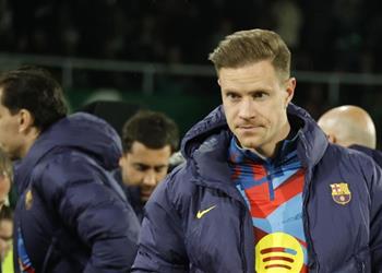 تير شتيجن يجري الكشف الطبي مع ناديه الجديد تمهيد ا لرحيله