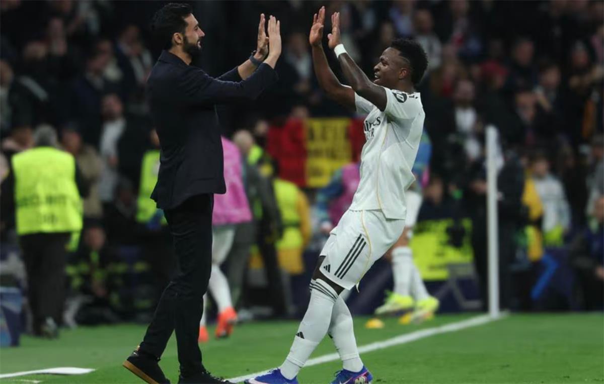 مراوغة وصاروخية.. فينيسيوس يسجل هدف ريال مدريد الخامس أمام موناكو 