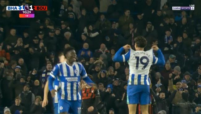 اهداف برايتون وبورنموث 1 1 الدوري الانجليزي