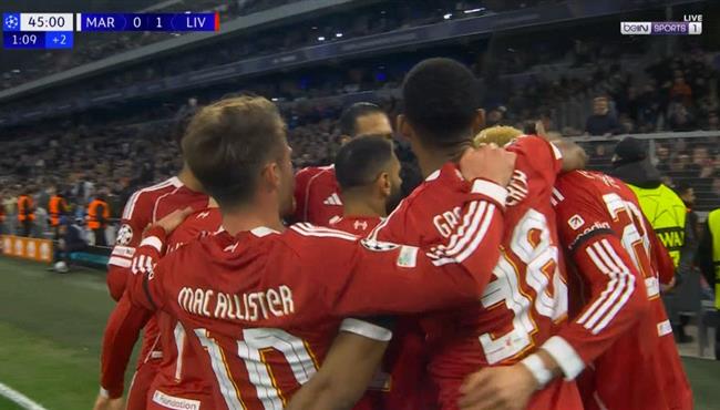 اهداف مباراة ليفربول ومارسيليا في دوري ابطال اوروبا