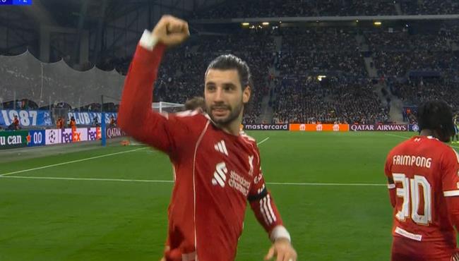 هدف سوبوسلاي الرائع في مرمي مارسيليا بدوري ابطال اوروبا