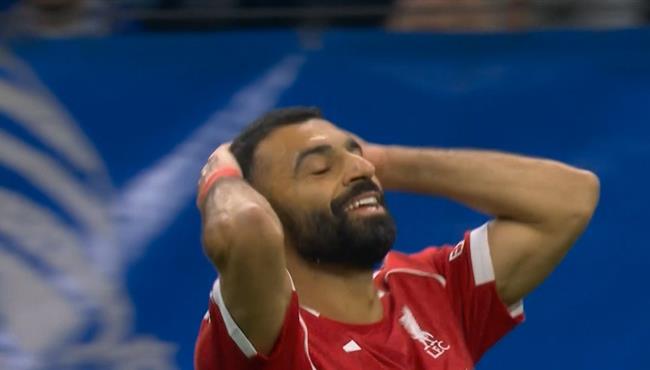 محمد صلاح يهدر انفراد بطريقة غريبة امام مارسيليا