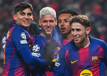 رجل مباراة برشلونة وسلافيا براج في دوري أبطال أوروبا