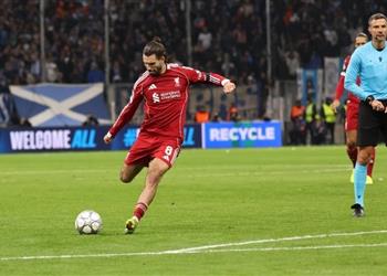 سوبوسلاي يهدد رقم محمد صلاح بعد هدفه أمام مارسيليا في دوري أبطال أوروبا