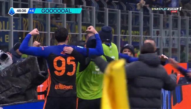 اهداف مباراة انتر ميلان وبيزا 6 2 الدوري الايطالي